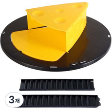 만물마켓 슬라이드 스마트 쥐 트랩 치즈 옐로우, 1개입, 3개