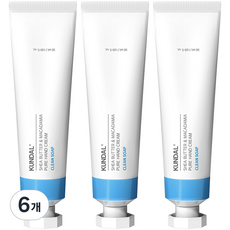 쿤달 퓨어 핸드크림 클린솝향, 50ml, 6개