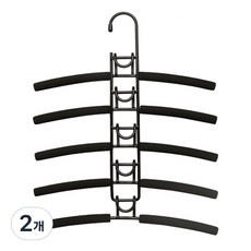 마켓피오 공간절약 다기능 옷걸이 타입4, 혼합색상, 2개