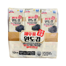 Saeupyo 有名菀島海苔 12包, 60g, 1袋