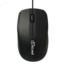 KTnet 廣鐸 追星II光學滑鼠 KTMS268 三鍵設計 LED光學驅動 800解析度(DPI/CPI) USB介面, MS201403, 黑色