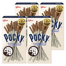 glico 格力高 Pocky 百奇 牛奶餅乾棒, 32g, 4盒