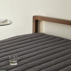 maatila Doze 60支高密度純棉固定帶床墊, 炭灰色