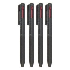 Pentel 飛龍文具 Calme 靜暮 3色輕油性筆 0.5mm - 黑桿, 黑色, 4個