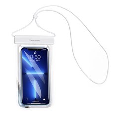 OMG 游泳潛水防水手機袋 IPX8防水等級, 白色, 1個