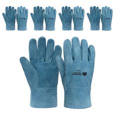 KameLo 焊接作業皮革手套 雙手套裝 705-B, 5個, 單一顏色