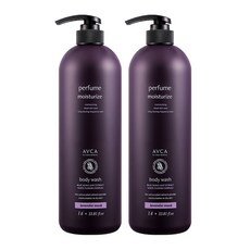 香水保濕沐浴露 薰衣草麝香味, 1L, 2個
