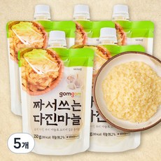 곰곰 짜서쓰는 다진마늘 (국산), 250g, 5개