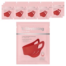 BELLASOO 下巴緊緻精華面膜, 15片, 1片