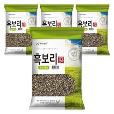건강한밥상 국산 흑보리쌀, 4kg, 4개