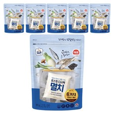 더깊은 로스팅 다시팩 멸치 9p, 6개, 81g