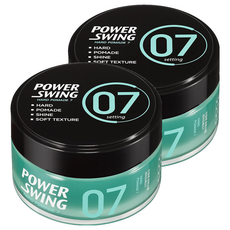mise en scene 魅尚萱 Power Swing 07 雅痞歐巴髮油 Hard Pomade 7 定型, 80g, 2罐