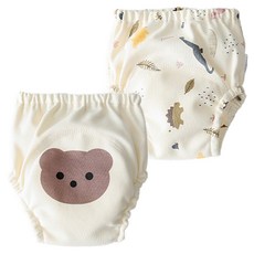 JOYMULTI 男童款可愛圖案如廁訓練內褲 2件組, 隨機出貨, 1組