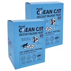 Purré Clean Cat 乾淨貓潛血檢測貓砂顆粒 10g 12包, 120g, 無香, 2盒