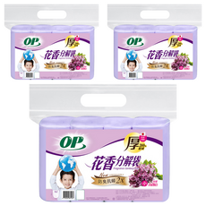 OP 花香分解袋 小 43 x 56cm 薰衣草, 15L, 3包