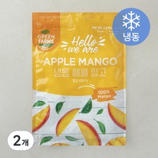 그린팜 애플망고 (냉동), 2.5kg, 2개