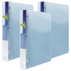 粉彩4孔夾 粉藍 - (1本), 3入