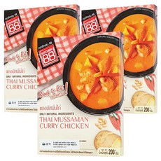 泰國瑪莎曼雞肉咖哩調理包, 200g, 3個