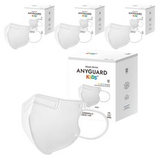 童款鳥嘴型立體口罩 KF94 S1, 30片, 4盒, 白色