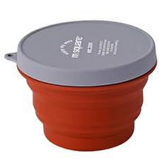 m square 矽膠折疊中碗 500ml*, 1個, 落日紅