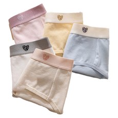 Juniday 女童迷你愛心學生內褲5件組