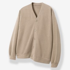 JHSTYLE 男士柔軟V領針織開襟衫 MAMROK683