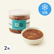 초록햇살 꽃게순살 간장게장 (냉동), 350g, 2개