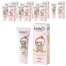 Kizuo Alpha 牙膏覆盆子風味, 80g, 8個