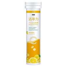DR.KIM 金博氏 活萃力 Vit C + D + Zn 發泡錠, 1支, 20顆