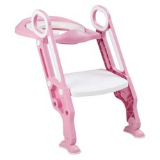 KiKimmy 兒童馬桶梯 67*37*9cm 2.5kg, 粉色, 1個