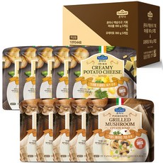 Fontana 烤蘑菇湯 180g 5入+奶油馬鈴薯起司湯 180g 5入, 1.8kg, 1組