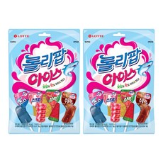 LOTTE 樂天 冰棒造型綜合風味棒棒糖, 132g, 2袋
