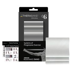 세라밴드 오리지널 6단계 + 운동포스터, 실버, 1개