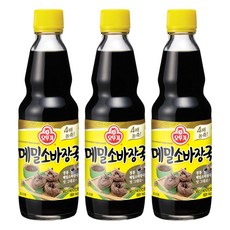 오뚜기 메밀소바장국 소스, 360ml, 3개
