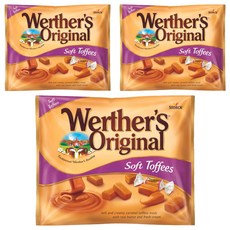 Werther's Original 道地的偉特 太妃軟糖, 3袋, 600g