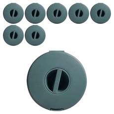 線材整理固定夾, 藍色, 8個