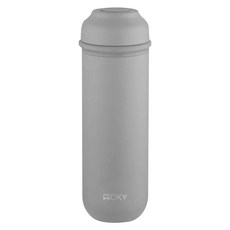 WOKY 沃廚 台灣公司貨 輕量隨行陶瓷保溫瓶, 灰色, 400ml, 1個