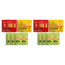 Delihwang 綜合鱈魚條組, 180g, 2組, 原味 4包+奶油口味 3包+辣味 3包