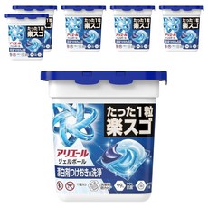 ARIEL 日本原裝進口 極淨進化4D抗菌去漬洗衣球 藍色, 6盒, 11顆