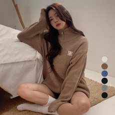 시티브리즈 남녀공용 하프 집업 하찌 니트 CUH1KT02