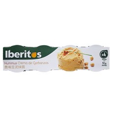 Iberitos 伊比利島 鷹嘴豆泥抹醬 4入, 92g, 1組