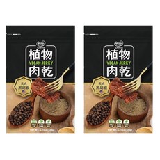Hoya 弘陽食品 - 美式黑胡椒風味純素肉乾, 120g, 2包
