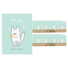 Young Art 國小1-2年級無主題17行筆記本, 40入, 隨機發貨