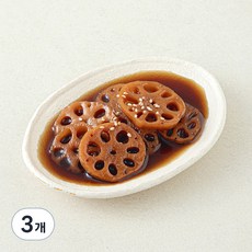 더반찬 연근조림, 3개, 200g