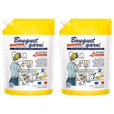 BOUQUET GARNI 環保1級蔬果碗盤洗潔精補充包 檸檬香, 2.1L, 2包