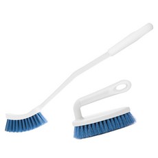 CLEAN i 磁磚地板刷 + 方形清潔刷組, 混合顏色, 1套