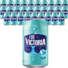 웅진빅토리아 탄산수 캔 플레인, 350ml, 48개