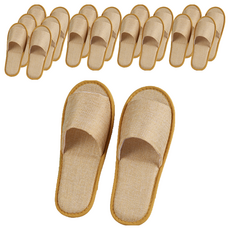 Maket Gamseong 飯店客房一次性開口拖鞋, 10個, 黃色