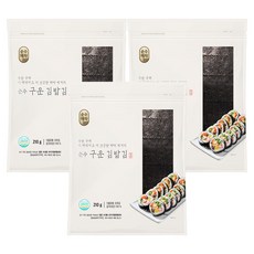 순수해작 구운 김밥김 100p, 210g, 3개