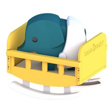 HALFTOYS 哈福玩具 動物寶寶系列 大象寶寶 ABS 塑膠玩具, 1個